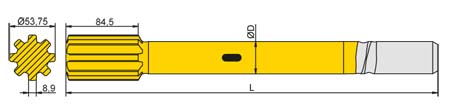 Striking Bar Copco - T38